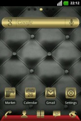 Gold and Leather Go Launcher