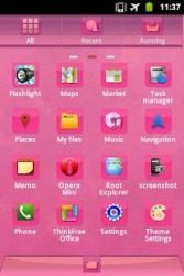 Pink GO Launcher EX