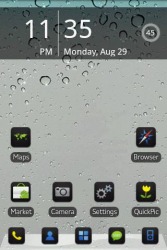 iPhone 5 Black Go Launcher EX