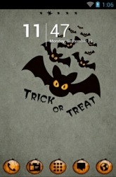 Halloween Bats Go Launcher