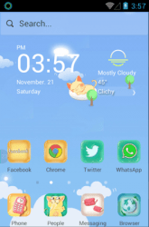 Kitty Blue Hola Launcher