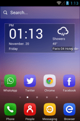 Crimson Sunset Hola Launcher