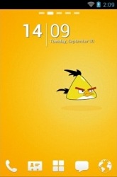 Angry Birds Yellow Go Launcher