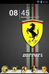 Ferrari Black Go Launcher