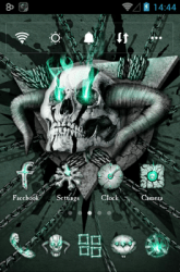 Hell Skull Go Launcher