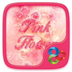 Pink Flower Go Launcher