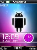 Android Dual Clock S40 Mobile Phone Theme