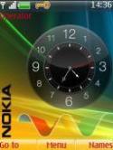 Modern Clock Nokia 7230 Theme