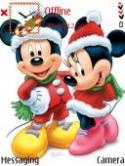 Mickeys Christmas Symbian Mobile Phone Theme