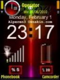 Signal Clock Nokia N93 Theme