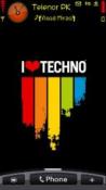 I Love Techno Nokia X7-00 Theme