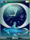 Fish Clock Sony Ericsson W705 Theme
