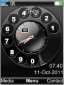 Analog Clock Sony Ericsson J105 Naite Theme