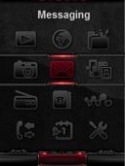 Red Flash Menu Sony Ericsson K810 Theme