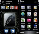 Black Nokia Symbian Mobile Phone Theme