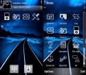Blue Road Sony Ericsson Vivaz pro Theme