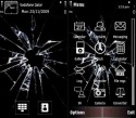 Broken Screen Symbian Mobile Phone Theme