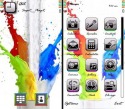 Rainbow Splash Nokia C6 Theme