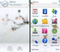 White Flora Symbian Mobile Phone Theme