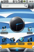 Blue Fantasy Huawei U8800 IDEOS X5 Theme