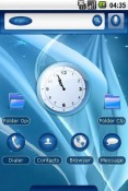 Blue Winds Samsung Galaxy Tab 4G LTE Theme