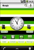 Green and black Android Mobile Phone Theme
