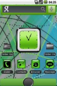 GreenNBlack Android Mobile Phone Theme