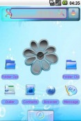 Flower Samsung P1000 Galaxy Tab Theme