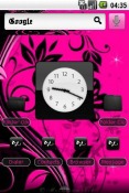 Hot Pink Black HTC DROID ERIS Theme
