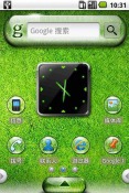 Lawn Dew Drops HTC Evo 4G Theme