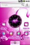 Pink for Girls Samsung I5700 Galaxy Spica Theme