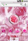 Rose Samsung P1000 Galaxy Tab Theme