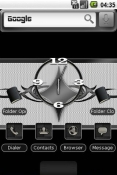 Silver N Black Android Mobile Phone Theme