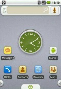 Simple Gray Android Mobile Phone Theme