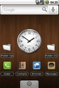 Wood Android Mobile Phone Theme