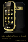 Nokia Oro Dark Light Nokia X7-00 Theme