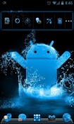 Steel Blue Go Launcher Samsung Galaxy Tab 10.1 3G Theme
