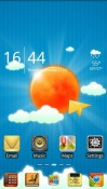 Sun And Sky Go Launcher Samsung Galaxy Tab 10.1 3G Theme