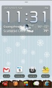 Winter Go Launcher Android Mobile Phone Theme
