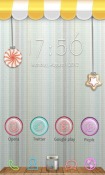 Candy Store Go Launcher Plum Wicked Theme