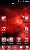 redFusion Go Launcher Android Mobile Phone Theme