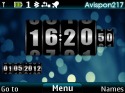 Clock Rolling Nokia Asha 210 Theme