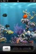 Aquarium iOS Mobile Phone Theme