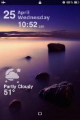 Weather View Apple iPhone 4S Theme