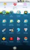 Ocean GO Launcher EX Samsung I100 Gem Theme