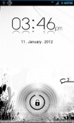Lock FX White Go Locker Sony Ericsson Xperia X8 Theme
