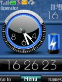 Battery Dual Clock Nokia 6233 Theme