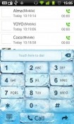 GO Contacts Iceblue Samsung M130L Galaxy U Theme