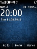 Nokia Blue Nokia 2710 Navigation Edition Theme