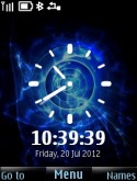 Colour Change Clock Nokia 6126 Theme